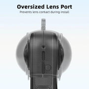 For Insta360 X5 Camera Flymile Lens Protective Cover Dustproof & Scratch-Resistant Anti-Fall Protector Cap(Blue)