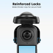 For Insta360 X5 Camera Flymile Lens Protective Cover Dustproof & Scratch-Resistant Anti-Fall Protector Cap(Blue)