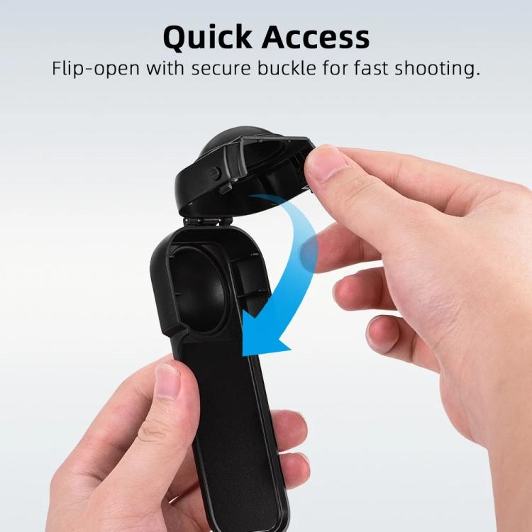 For Insta360 X5 Flymile Lens & Screen Protective Cover Anti-Scratch Gimbal Guard Shield(Blue)