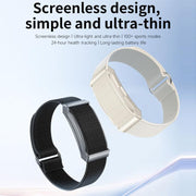 Dual PD Real-Time Heart Rate Blood Oxygen Real-Time Sleep Exercise Health Bracelet(Black)