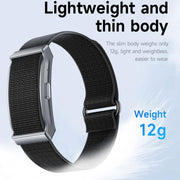 Dual PD Real-Time Heart Rate Blood Oxygen Real-Time Sleep Exercise Health Bracelet(Black)