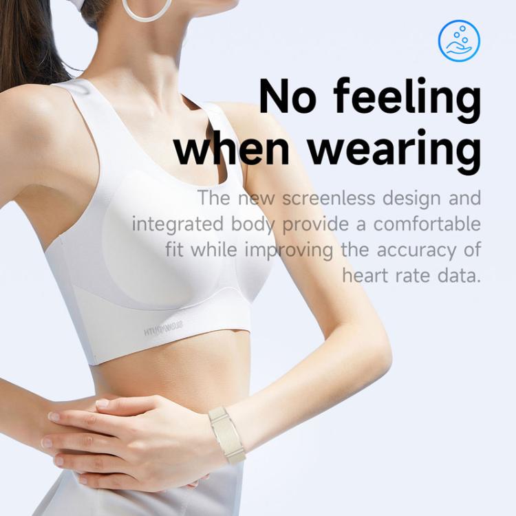 Dual PD Real-Time Heart Rate Blood Oxygen Real-Time Sleep Exercise Health Bracelet(Black)