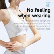 Dual PD Real-Time Heart Rate Blood Oxygen Real-Time Sleep Exercise Health Bracelet(Black)