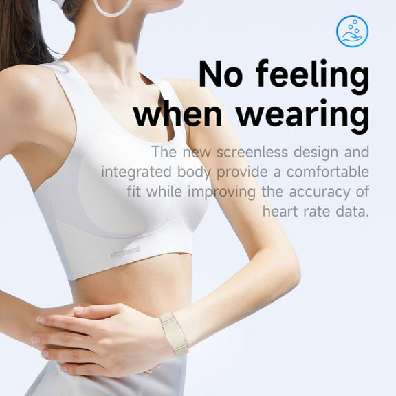 Dual PD Real-Time Heart Rate Blood Oxygen Real-Time Sleep Exercise Health Bracelet(Black)