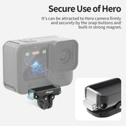 aMagisn Magnetic Quick Release Adapter for GoPro HERO13/12/11/10/9/8/11 Mini/MAX Separate Top Mount Plate