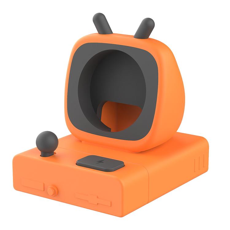 For Apple Watch Desktop Stand Silicone Base, Without Charger(Orange)