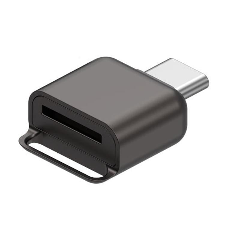Type-C To TF / Micro SD Card Reader Memory Card Mini Adapter(Tarnish)