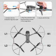 For DJI Mavic 4 Pro BRDRC Propeller Guard Anti-Collision Protection Frame(Gray)