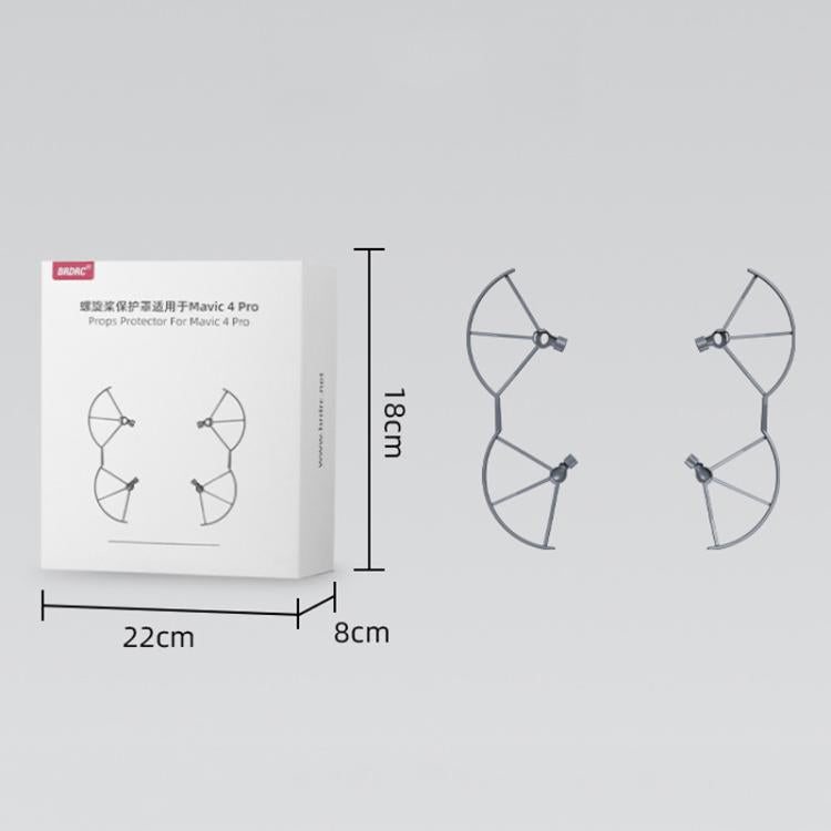 For DJI Mavic 4 Pro BRDRC Propeller Guard Anti-Collision Protection Frame(Gray)