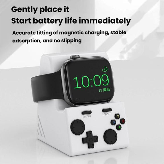 For Apple Watch Charging Base Watch Charger Stand, Without Charger(Dark Gray)