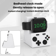 For Apple Watch Charging Base Watch Charger Stand, Without Charger(Rock Gray)