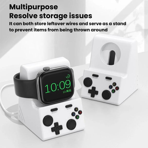 For Apple Watch Charging Base Watch Charger Stand, Without Charger(Rock Gray)