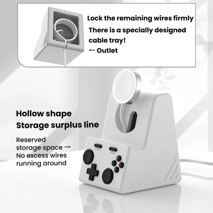 For Apple Watch Charging Base Watch Charger Stand, Without Charger(Dark Gray)