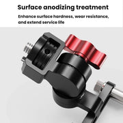 1/4 Arri Positioning Bicycle Stem Camera Mount Cycling Front Light Bracket For Shooting