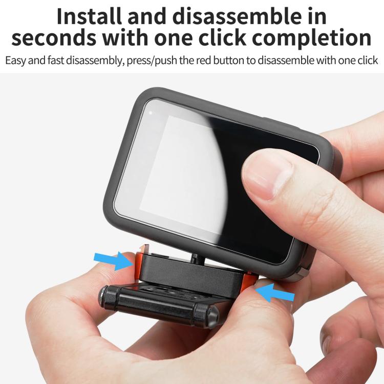 For DJI Action 5 Pro / 4 / 3 / 2 Multifunctional Magnetic Quick Release Base Bracket Expansion