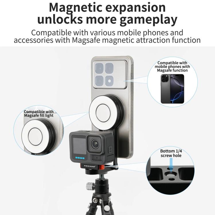 For Insta360 Go 3 / 3S Multifunctional Magnetic Quick Release Base Bracket Expansion