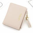 Lady Short Cross-Streaked Suzip Wallet(Pink) - Wallets by PMC TechLife | Online Shopping South Africa | PMC TechLife | Buy Now Pay Later Mobicred