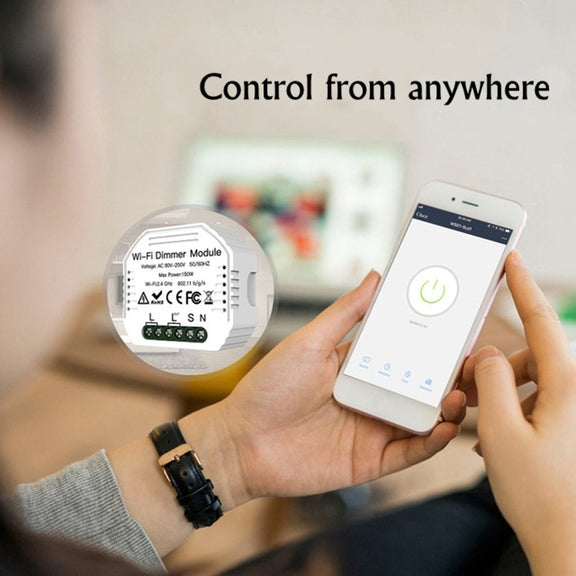 Concealed Wifi Smart Switch Dimmer Switch And Traditional Switch Dual Control Smart Switch