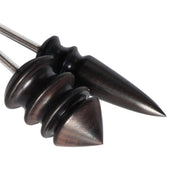 Leather Tool Edge Electric Polishing Slicker Flat Pointed Head Sandalwood Leathers Craft DIY Tools Tip Burnisher(S)