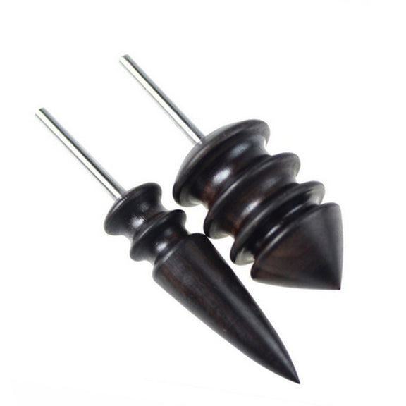 Leather Tool Edge Electric Polishing Slicker Flat Pointed Head Sandalwood Leathers Craft DIY Tools Tip Burnisher(S)