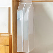 PEVA Three-dimensional Dustproof Cloth Cover Bags Hanging Storage Bag Water-resistant Cover(White)