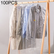 100 PCS Disposable Transparent Clothes Dust Bag Dust Cover, Size:60x100cm, Thickness:Thicken PE 6 Wires