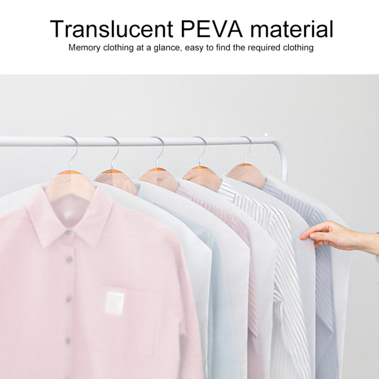 100 PCS Disposable Transparent Clothes Dust Bag Dust Cover, Size:60x100cm, Thickness:Thicken PE 6 Wires