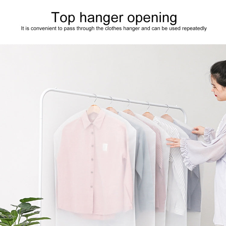100 PCS Disposable Transparent Clothes Dust Bag Dust Cover, Size:60x100cm, Thickness:Thicken PE 6 Wires