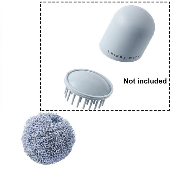 4 PCS / Set Polyester Cleaning Brush Pot Brush Replacement Heads
