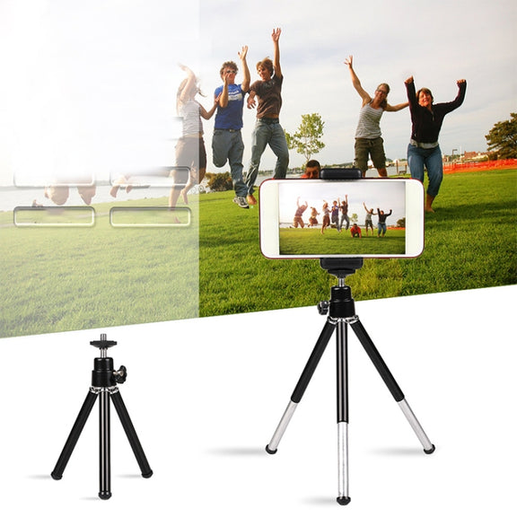 Multi-functional Aluminum Alloy Mount Tripod with Phone Clamp
