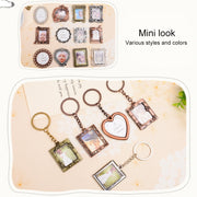 2 PCS Creative Metal Vintage Photo Frame(Lace Heart)