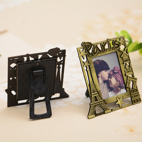 2 PCS Creative Metal Vintage Photo Frame(Lace Heart)