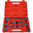 Universal Auto Car Precision Disc Brake Caliper Wind Back Tool Kit Brake Pad Brake Pump Brake Piston Car Repair Tool Kit(12 PCS Brake Air Pump) - Hand Tool Sets by PMC TechLife | Online Shopping South Africa | PMC TechLife | Buy Now Pay Later Mobicred