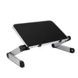 Universal 360 Degree Adjustment Folding Aluminum Alloy Laptop Stand(Black) - Laptop Stand by PMC TechLife | Online Shopping South Africa | PMC TechLife | Buy Now Pay Later Mobicred