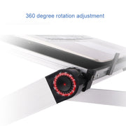 Universal 360 Degree Adjustment Folding Aluminum Alloy Laptop Stand(Black)