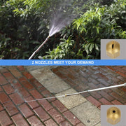 Garden Lawn Irrigation High Pressure Hose Spray Nozzle Car Wash Cleaning Tools (Black)