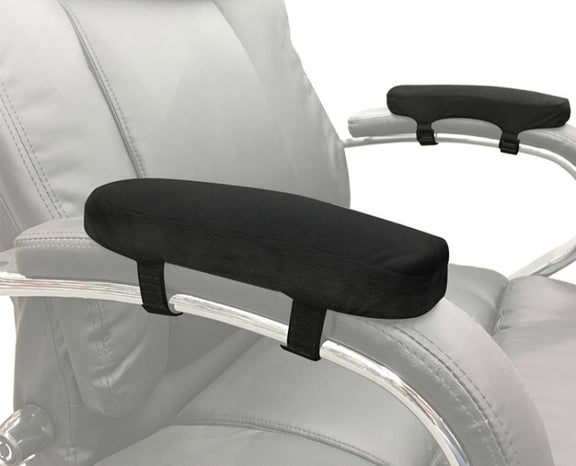 Chair Armrest Cushion Office Chair Pillow Pad Elbow Rest Cushion(Black)