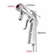 Handheld Sandblasting Tool Pneumatic Sandblasting Glass Derusting Tool, Style:Package B