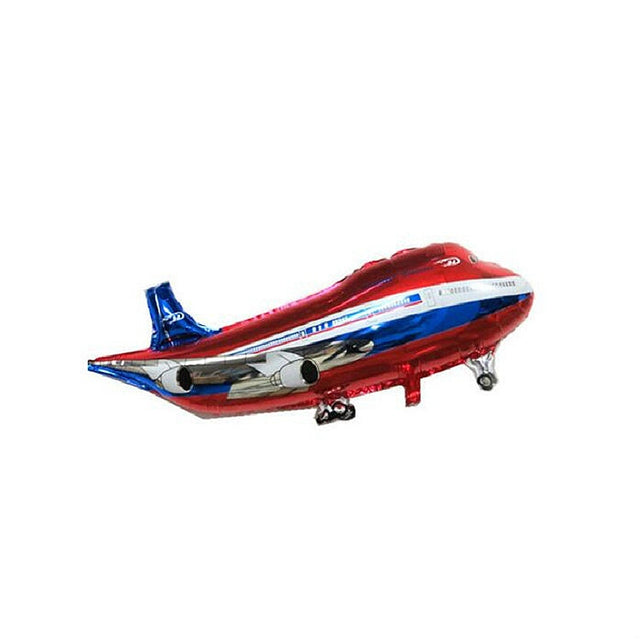 2 PCS Airplane Model Balloon Toy Cartoon Party Balloon Children Toy(Red)