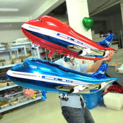2 PCS Airplane Model Balloon Toy Cartoon Party Balloon Children Toy(Red)