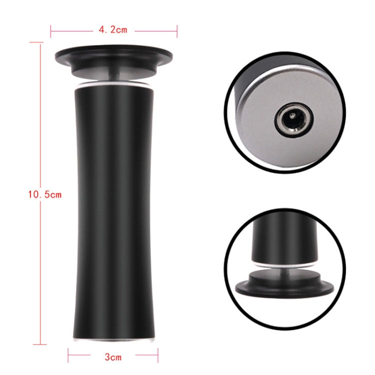 Electric Foot File Speed Adjustable Sandpaper Discs Callus Remover Pedicure Fast Remove Feet Hard Cracked Dry Dead Skin Tool, Plug Type:EU plug(Black)