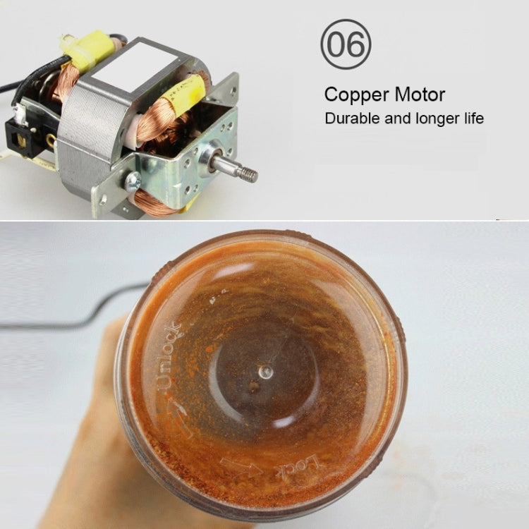 Multi-functional Coffee Grinder Stainless Electric Bean Grinder Herbal Medicine Grinding Machine, AU Plug