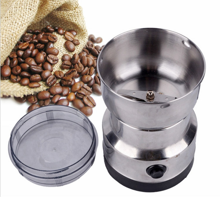 Multi-functional Coffee Grinder Stainless Electric Bean Grinder Herbal Medicine Grinding Machine, US Plug