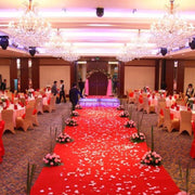 1000pcs / 10 Pack Artificial Wedding Rose Petals Flowers Wedding Decorations(Orange)