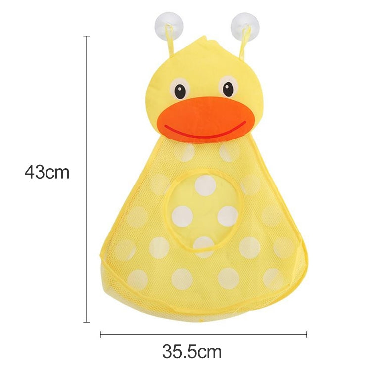 Baby Shower Bath Toys Storage Mesh Bag with Strong Suction Cups(Green)