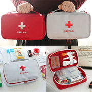 Travel First Aid Kit Bag Home Emergency Survival Rescue Box(Red)