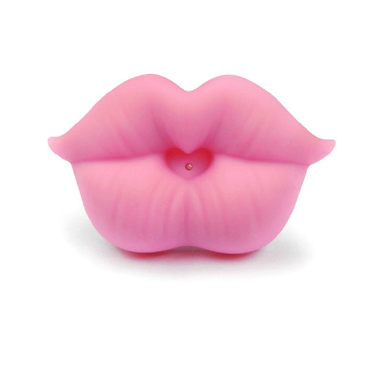 3 PCS Newborn Pacifier Red Lips Dummy Pacifiers Funny Silicone Baby Nipples Teether Soothers Pacifier(Pink)