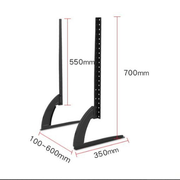 27-55 inch Mount Height Adjustable Universal Stand Base Desktop TV Mount for TV LCD Flat Screen
