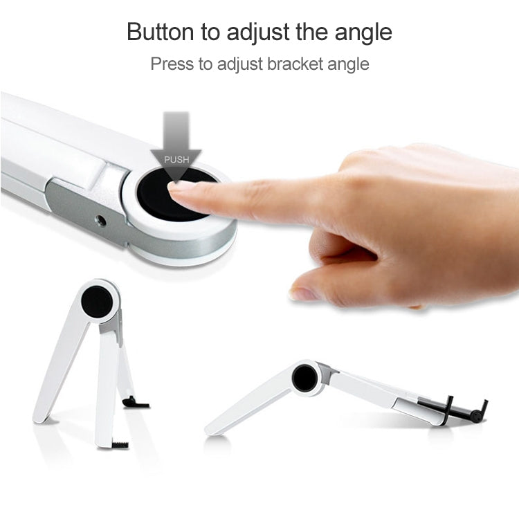 Tablet PC Laptop Desktop Bracket Cooling Triangle Bracket(White)