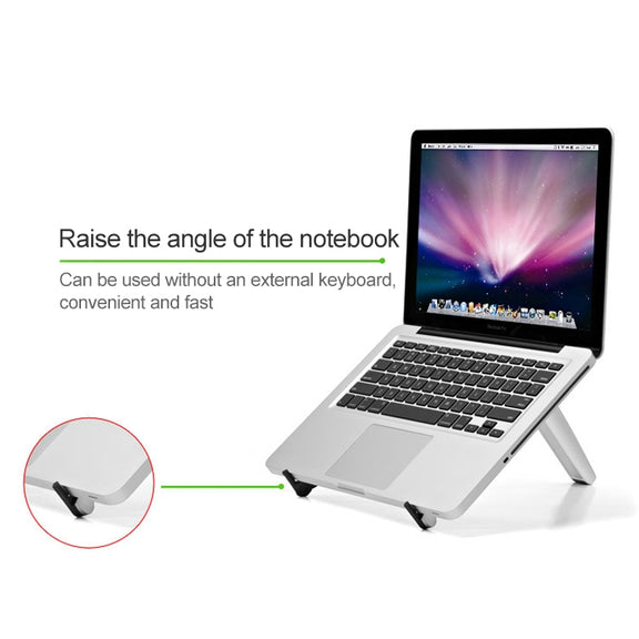 Tablet PC Laptop Desktop Bracket Cooling Triangle Bracket(White)